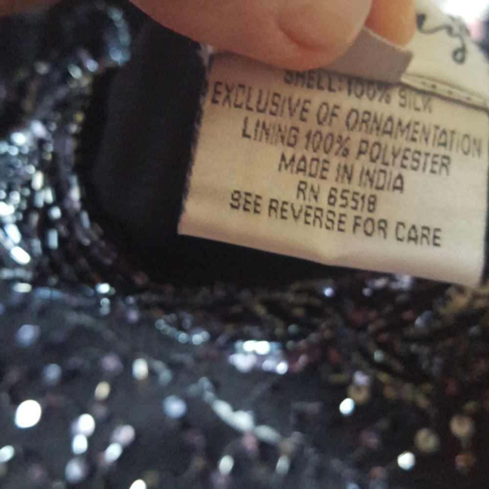 Vintage beaded and sequin tunic - Picture 11 of 11